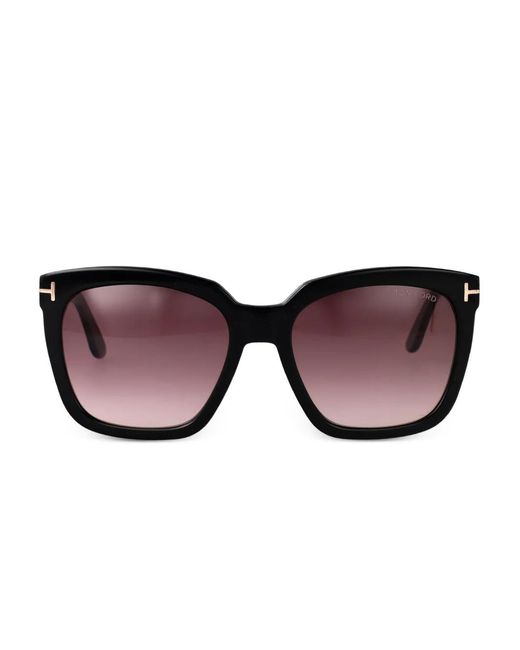 Tom Ford Brown Oversized-Frame Sunglasses