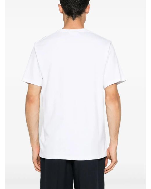 Orlebar Brown White Cotton Jersey T-Shirt for men
