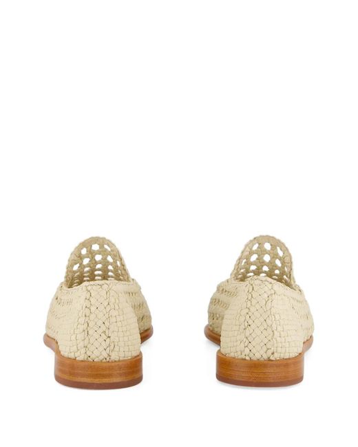 Dragon Diffusion Natural Dolly Leather Loafers