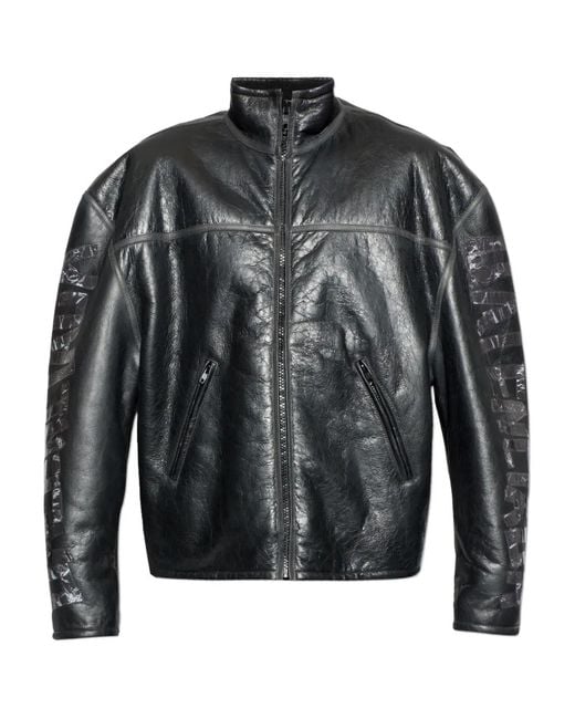 Balenciaga Black Logo-Tape Jacket for men