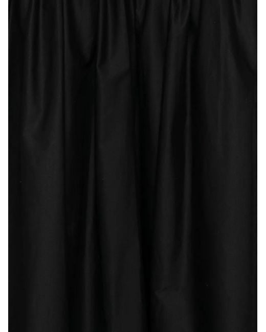 Self-Portrait Black Maxirock mit Einsätzen