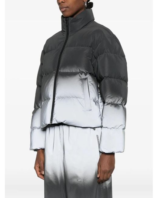 Alexander Wang Black Reflective Puffer Jacket