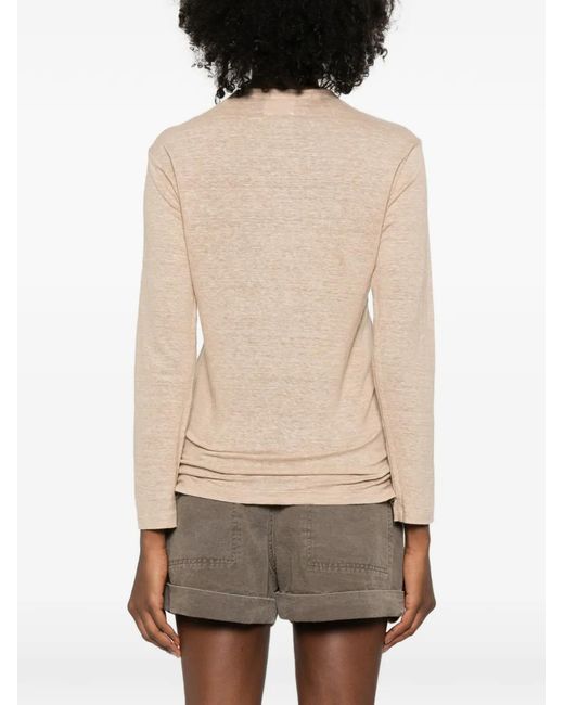 Isabel Marant Natural Lucy Button-Down T-Shirt