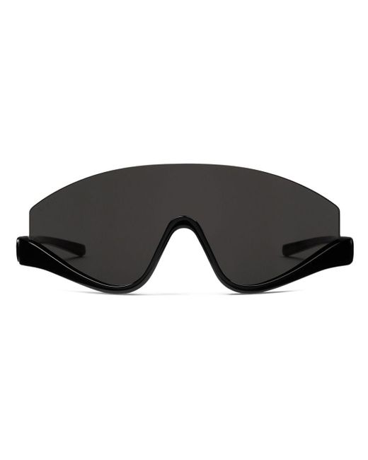 Gucci Black Oversized-Sonnenbrille mit GG