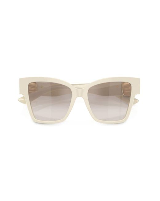 Dolce & Gabbana Natural Precious Square-frame Sunglasses