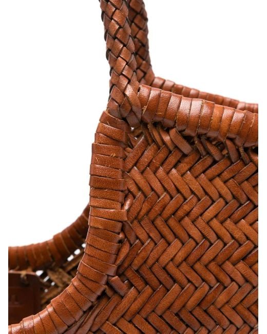 Dragon Diffusion Brown Ns Diagonal Triple Jump Tote Bag
