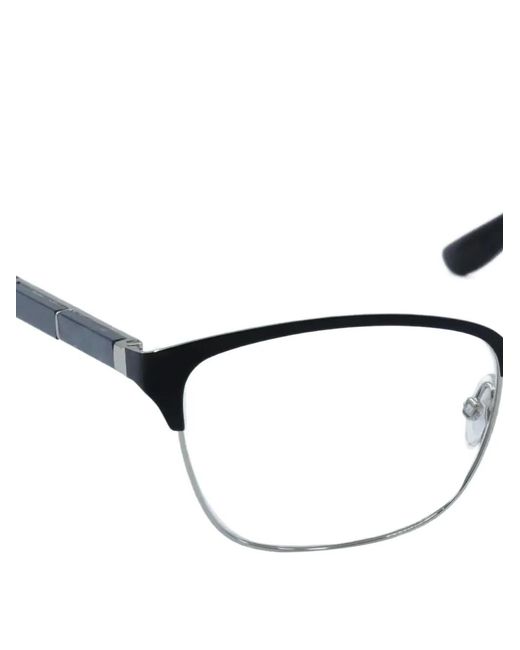 Jimmy Choo White Rectangle-Frame Glasses