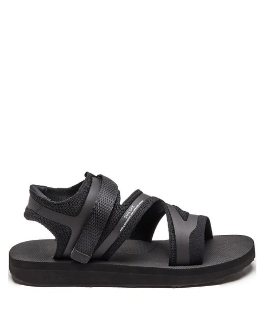 Suicoke ロゴ サンダル Black