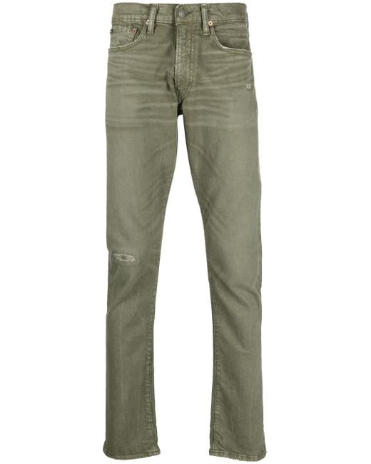 Polo Ralph Lauren Jeans Met Vervaagd-effect in het Groen voor heren | Lyst  NL