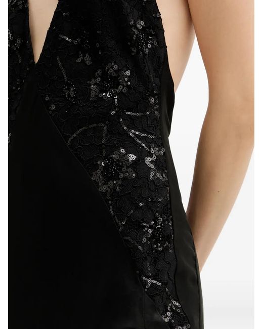 Bardot Black Rosella Lace Sequin Dress