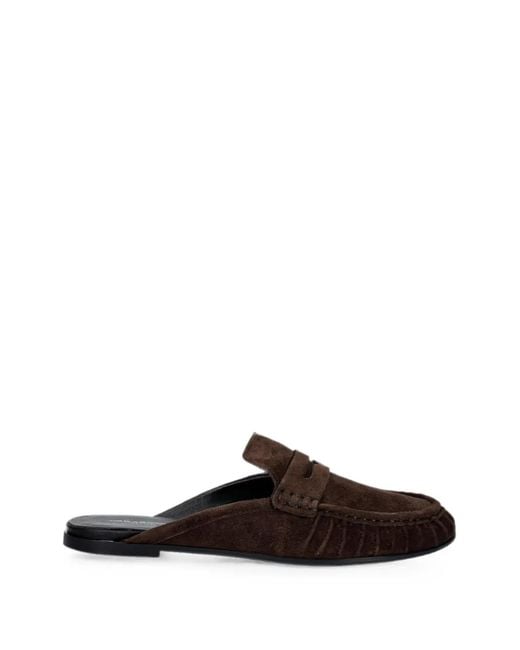 Vagabond Brown Aleya Suede Mules