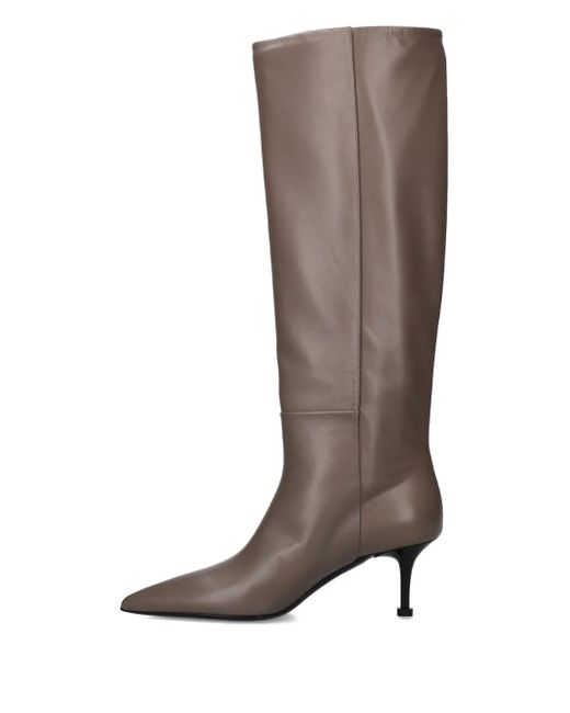 Premiata Brown 65Mm Knee-High Boots