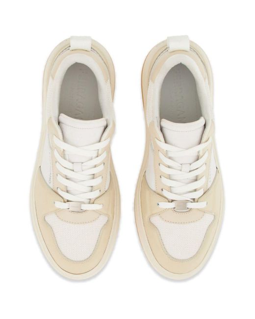 Sneakers con inserti di Ferragamo in White da Uomo