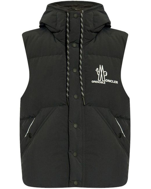 Moncler Black Baldy Gilet for men