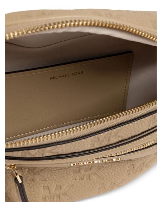 MICHAEL Michael Kors Natural Jet Set Travel Logo-Embossed Belt Bag