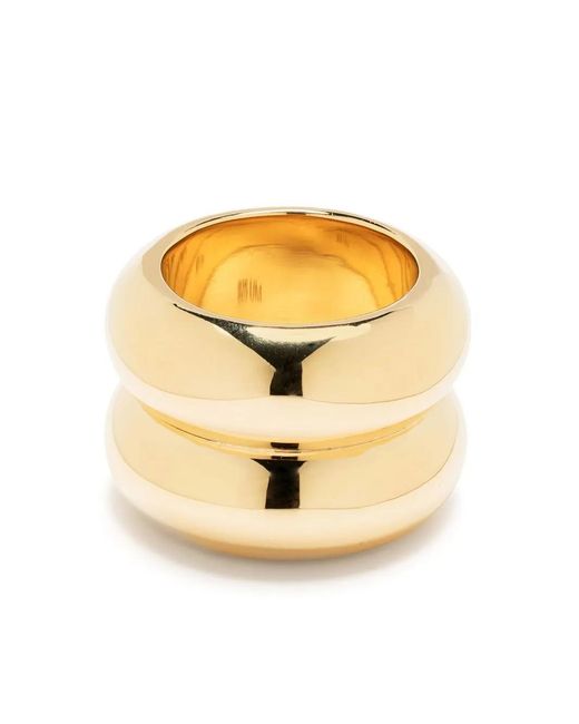 Uncommon Matters Metallic Breve Double-Band Ring