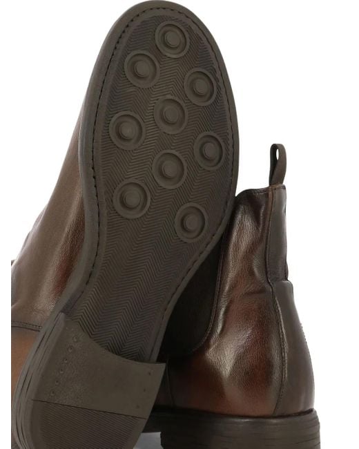 STURLINI FIRENZE Chelsea-Boots mit elastischen Einsätzen in Brown für Herren