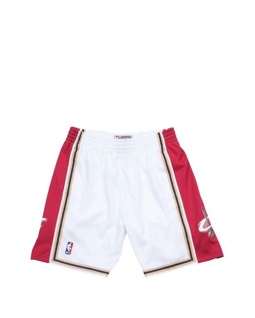 Mitchell & Ness Red Cleveland Cavaliers 2003-04 Swingman Shorts for men