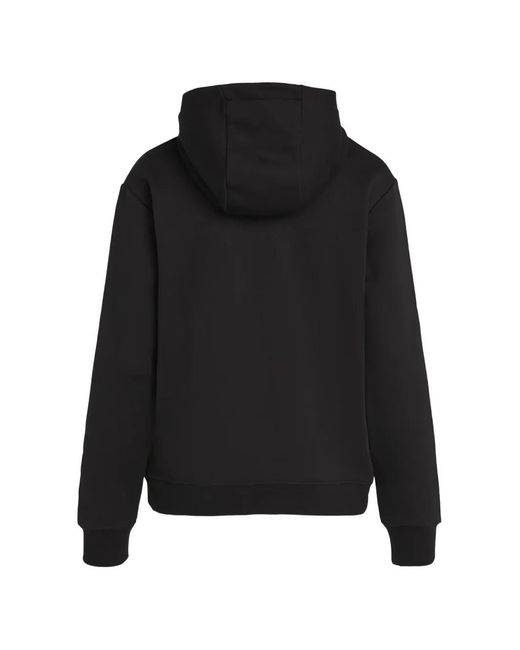Karl Lagerfeld Black Rhinestone Autograph Hoodie