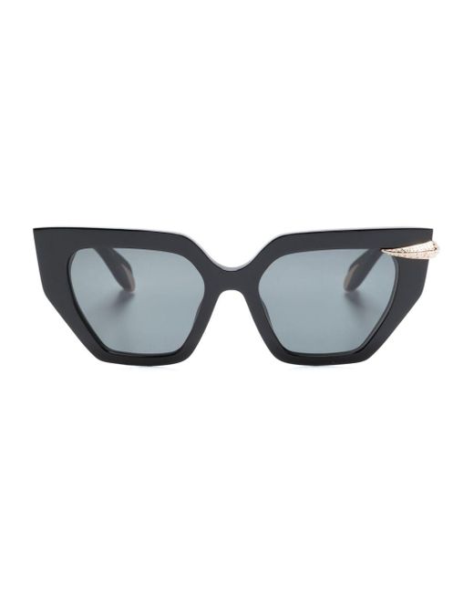 Roberto Cavalli Blue Cat Eye-frame Sunglasses
