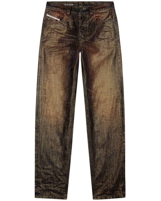 DIESEL Black D-ark 09i50 Straight-leg Jeans