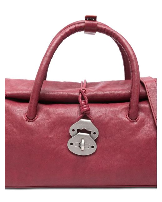 Zanellato Purple Small Dotta Tote Bag
