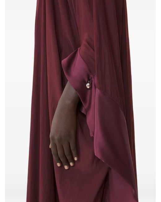 Lanvin Charmeuse Jurk in het Purple
