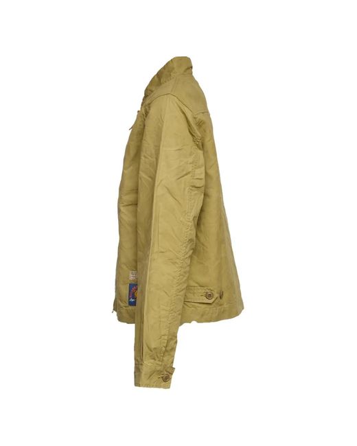 Ceccarelli Green Zip Cotton Bomber for men