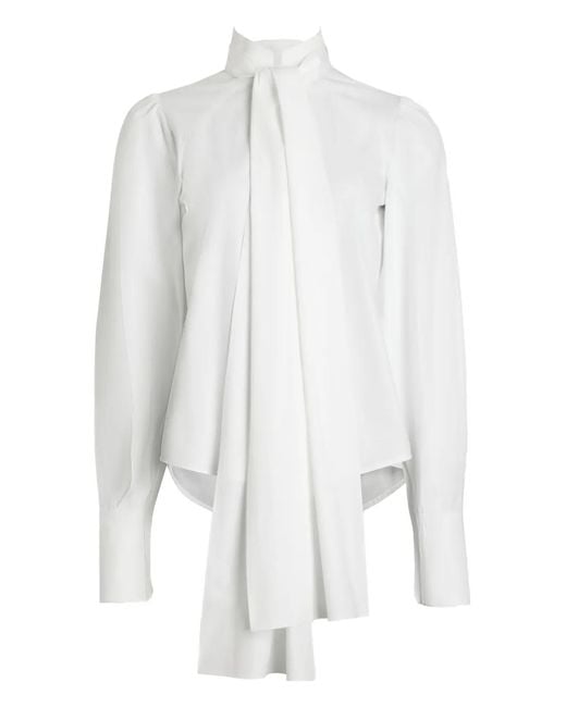 Patou White Bow Shirt