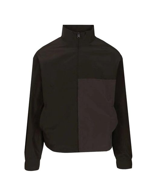 Arte' Black Zip-Up Jacket for men