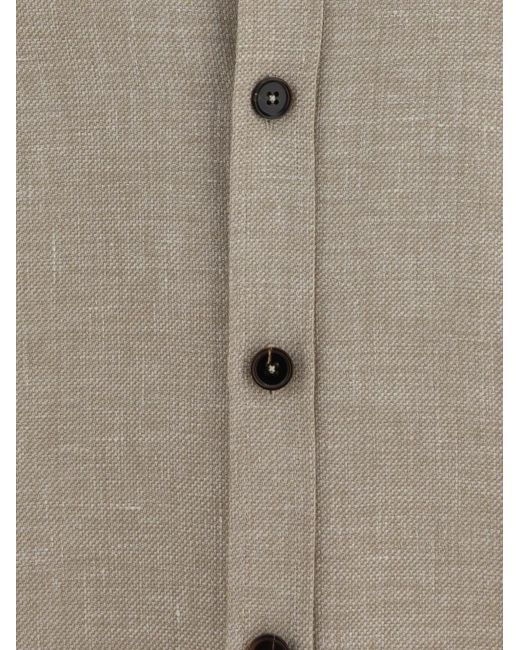 Zegna Natural Long-Sleeve Shirt for men