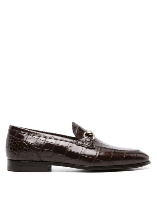 Scarosso Brown Alessandra Leather Loafers