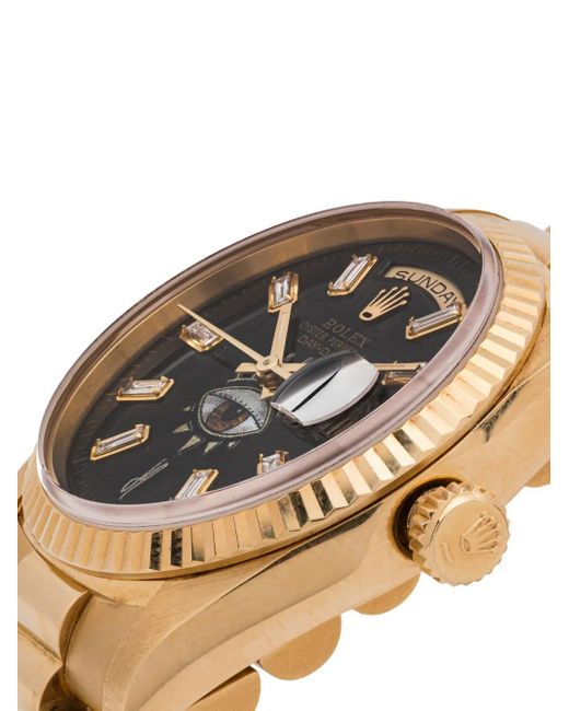 Jacquie Aiche Black Customised Day Date 34Mm