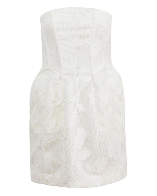 Fleur du Mal Collette Jurk in het White