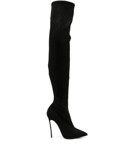 Casadei Black 100Mm Julia Boots