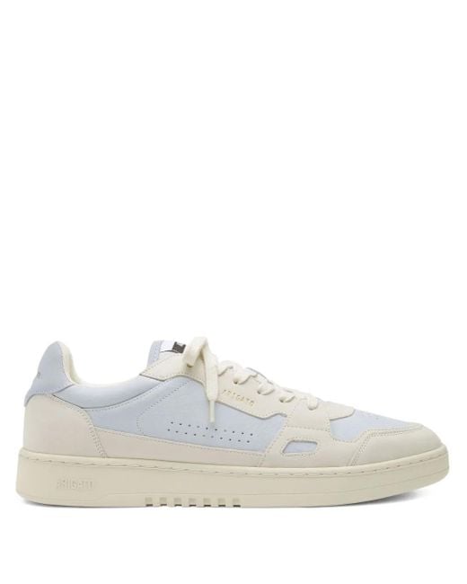 Axel Arigato White Dice Lo Perforated Panelled Leather Sneakers for men