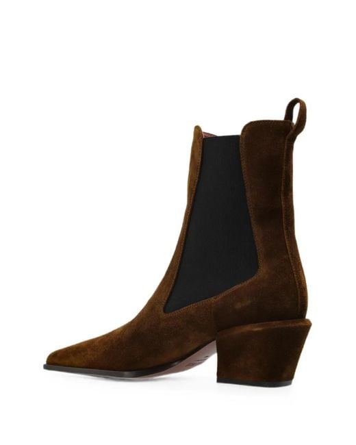 Paris Texas Brown Bettina Chelsea Boots