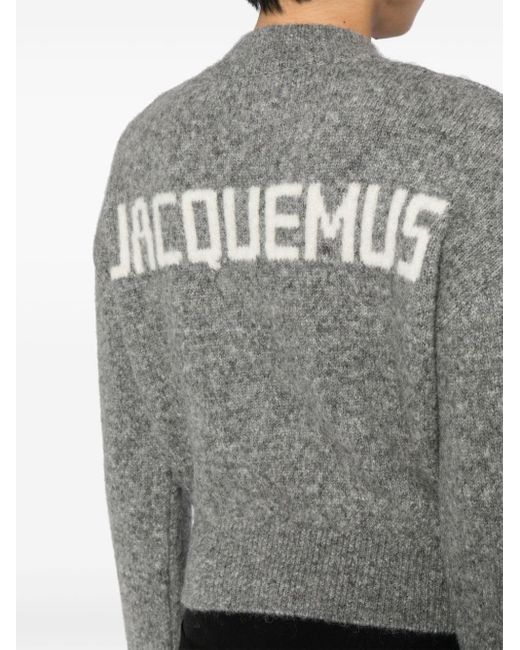 Jacquemus Gray La Maille Alpaca-blend Sweater