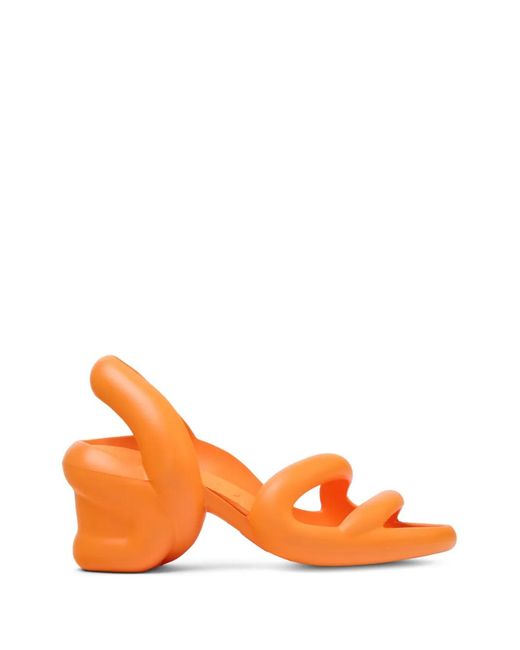 Camper Orange Kobarah Heeled Sandals for men