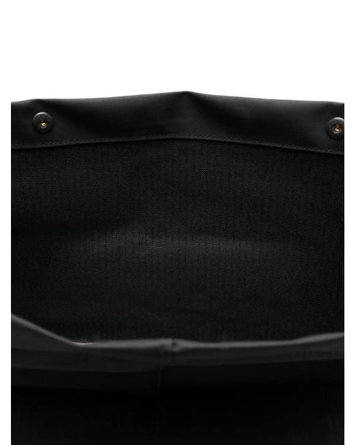 Filson Black Scout Roll-Top Buckle Backpack