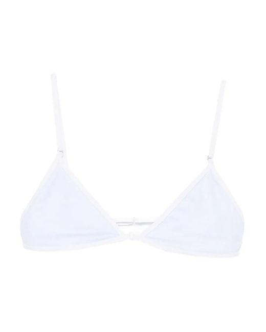 X Kiss 'N Thrill Top Bikini A Triangolo Frida di Roberta Einer in White