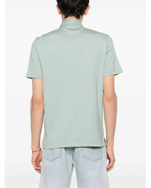 Polo Zero Fedeli de hombre de color Green