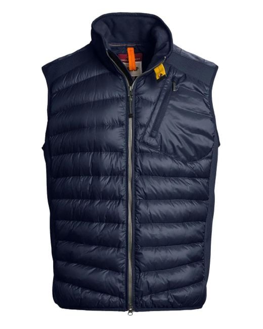 Parajumpers Blue Quilted Vest for men