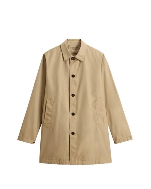Woolrich Ramar Trenchcoat in het Natural voor heren