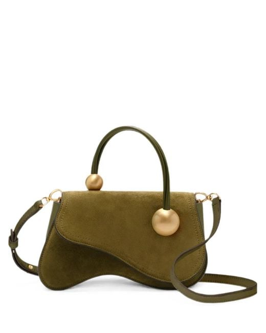 Cult Gaia Green Kazia Cross Body Bag