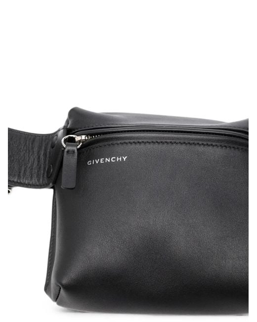 Givenchy White Studded Multipocket Belt Bag for men