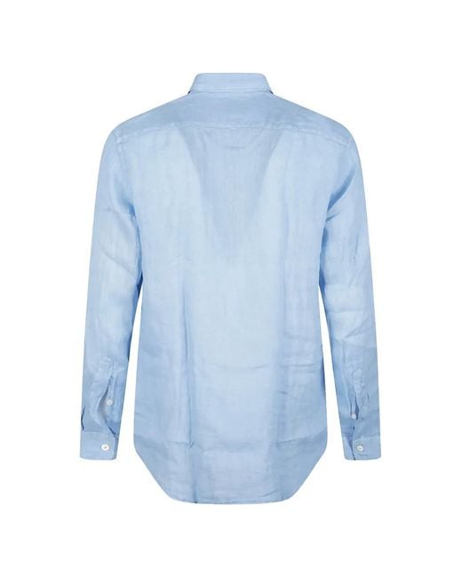 Altea Blue Buttoned Shirt for men