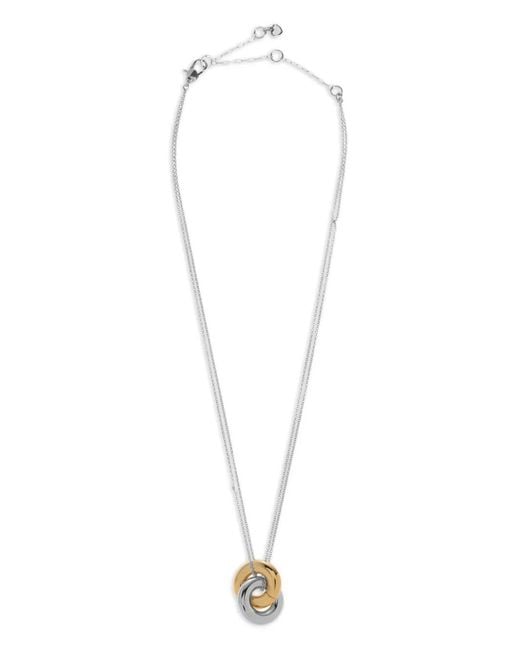 Kate Spade White Pendant Necklace