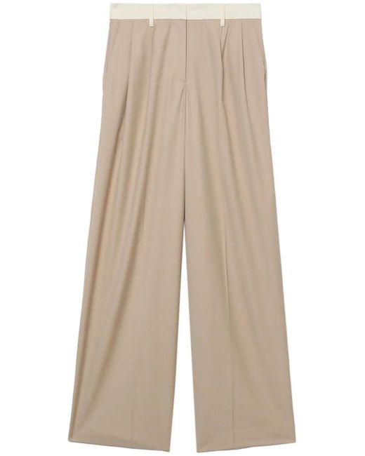 Remain Natural Wide-Leg Tailored Trousers