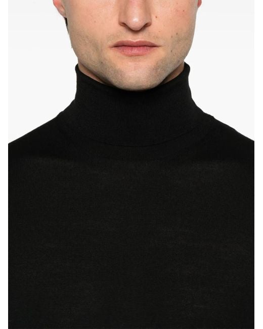 Jersey Con Cuello En V Corneliani de hombre de color Black